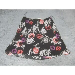 True Beauty Skirt Womens 18W Floral Print Emmes Polyester‎